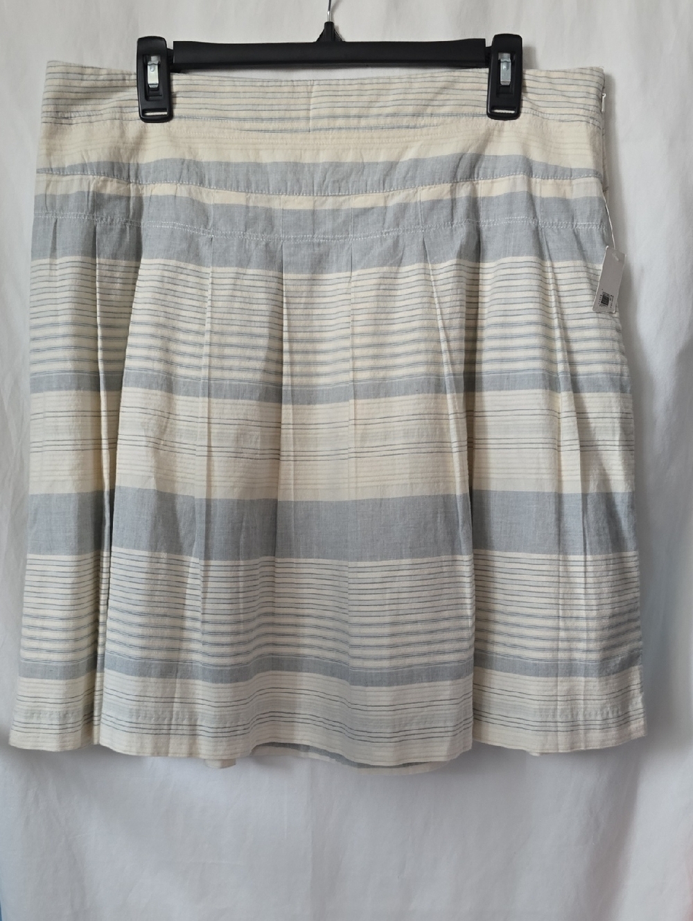 Old Navy Preppy Pleated Stripe Skirt Sz 12 NWT Costal Academia